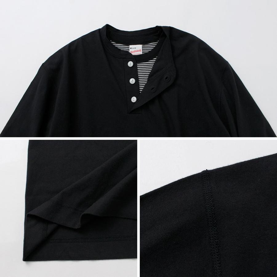 HEALTHKNIT（ヘルスニット）別注 2パックTシャツ 7分袖＋ロングスリーブワッフル / メンズ トップス 長袖 カジュアル | Healthknit | 11