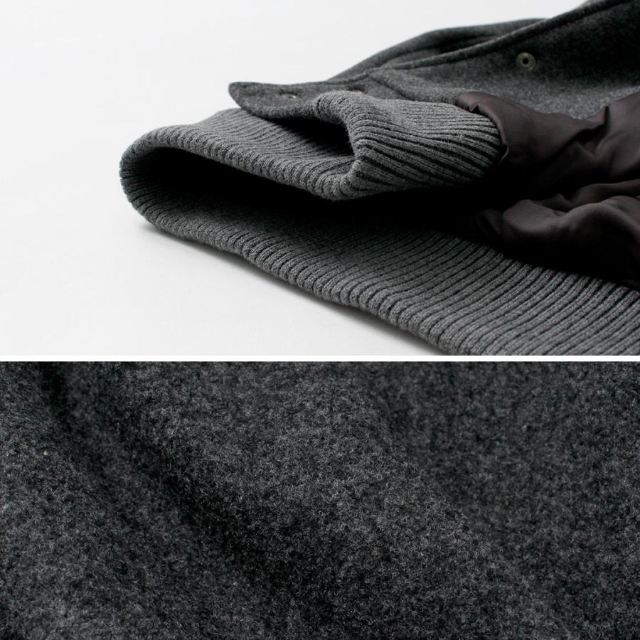 KELEN（ケレン） ノーカラー エッグジャケット / スタジャン アウター メンズ バーシティジャケット ウール | Kelen | 08