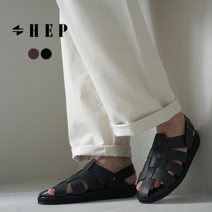 HEP（ヘップ） DRV ドライビング サンダル / グルカサンダル メンズ レディース ユニセックス シューズ ストラップ つっかけ 2way 日本製 | HEP