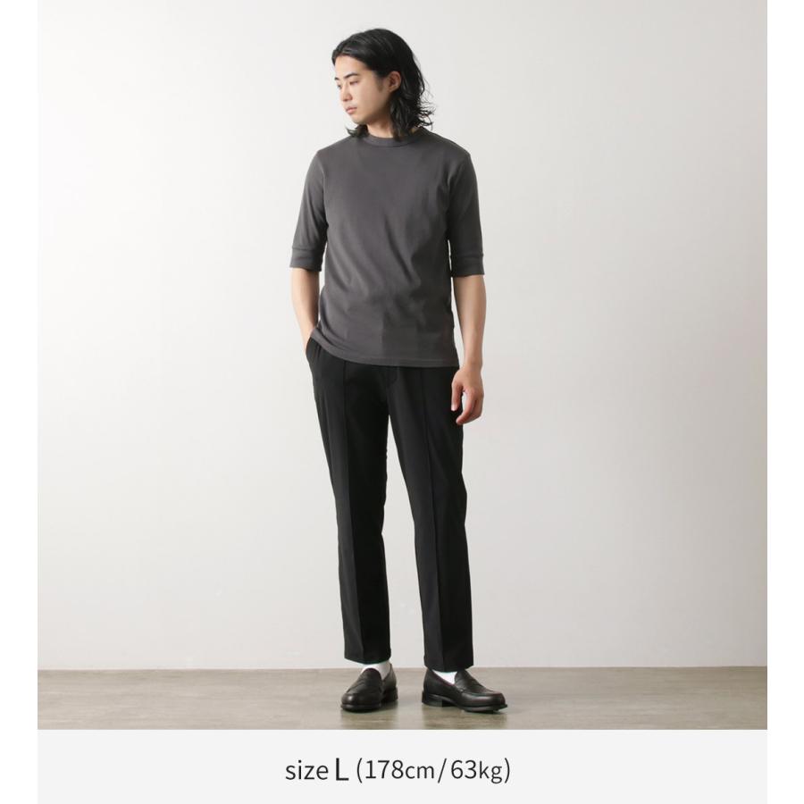 ROCOCO（ロココ） プレミアムフライス ハーフスリーブTシャツ / メンズ トップス カットソー 5分袖 綿100 日本製 | ROCOCO | 06