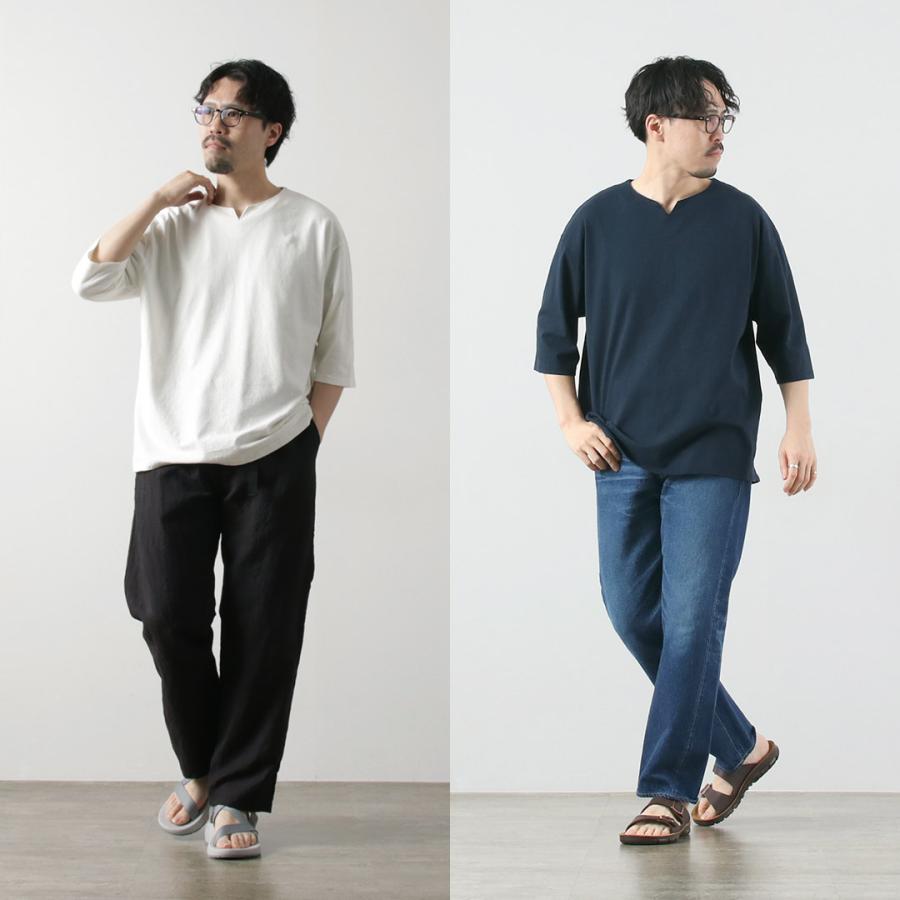 KEMA DESIGNS（ケマデザインズ） ヘンプコットン キーネックTシャツ 日本製 / メンズ カットソー Hemp/Cotton Key-Neck Tee | kema designs | 22
