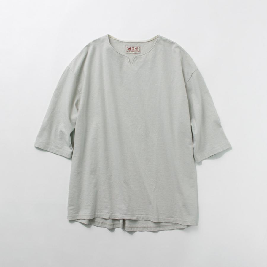 KEMA DESIGNS（ケマデザインズ） ヘンプコットン キーネックTシャツ 日本製 / メンズ カットソー Hemp/Cotton Key-Neck Tee | kema designs | 10