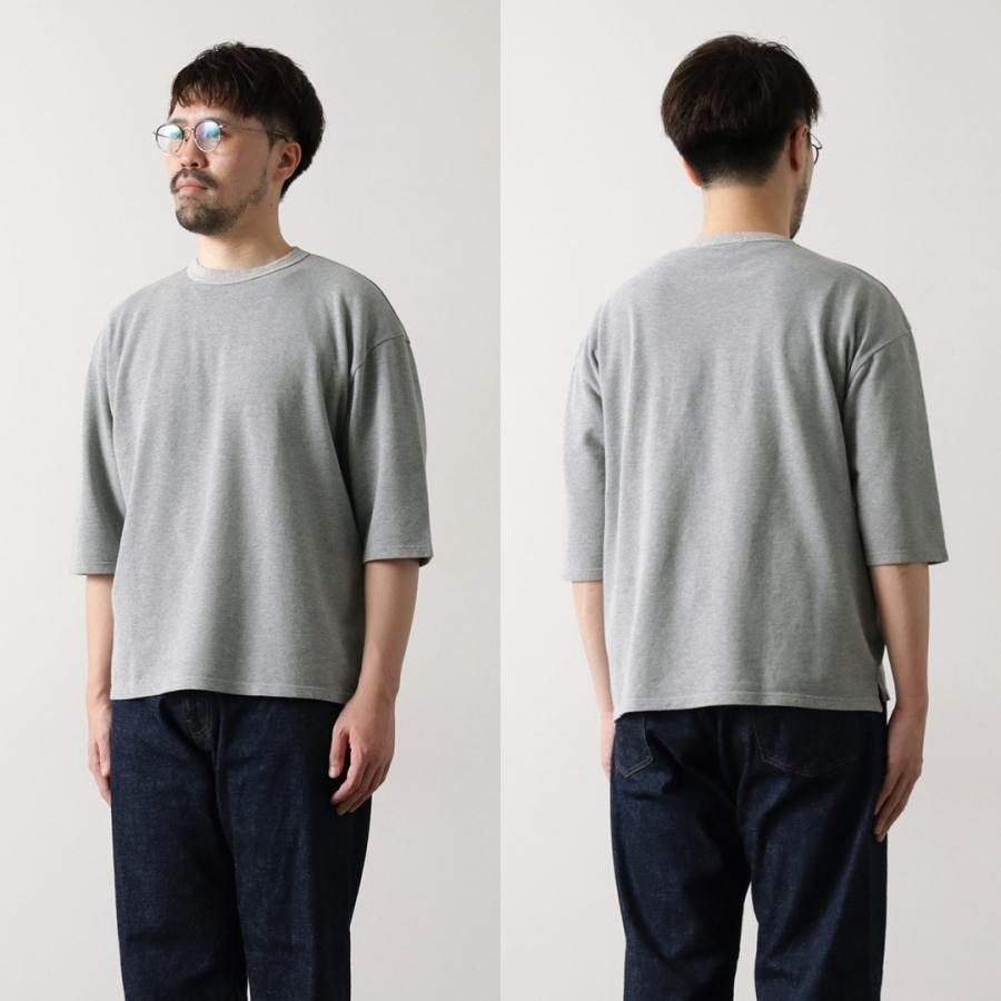 ROCOCO（ロココ） 鹿の子 7分袖Tシャツ / メンズ トップス カットソー 半端丈 七分 綿100 日本製 Seed Stitch 3/4 Sleeve Tee | ROCOCO | 13