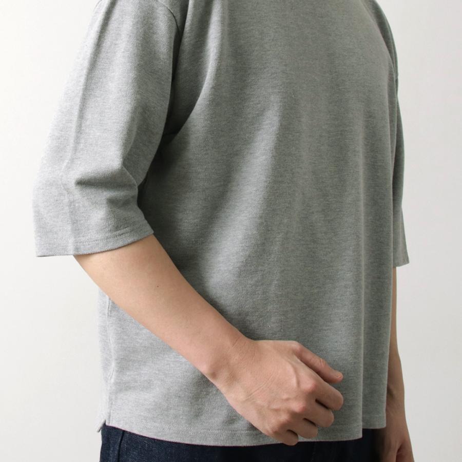 ROCOCO（ロココ） 鹿の子 7分袖Tシャツ / メンズ トップス カットソー 半端丈 七分 綿100 日本製 Seed Stitch 3/4 Sleeve Tee | ROCOCO | 11