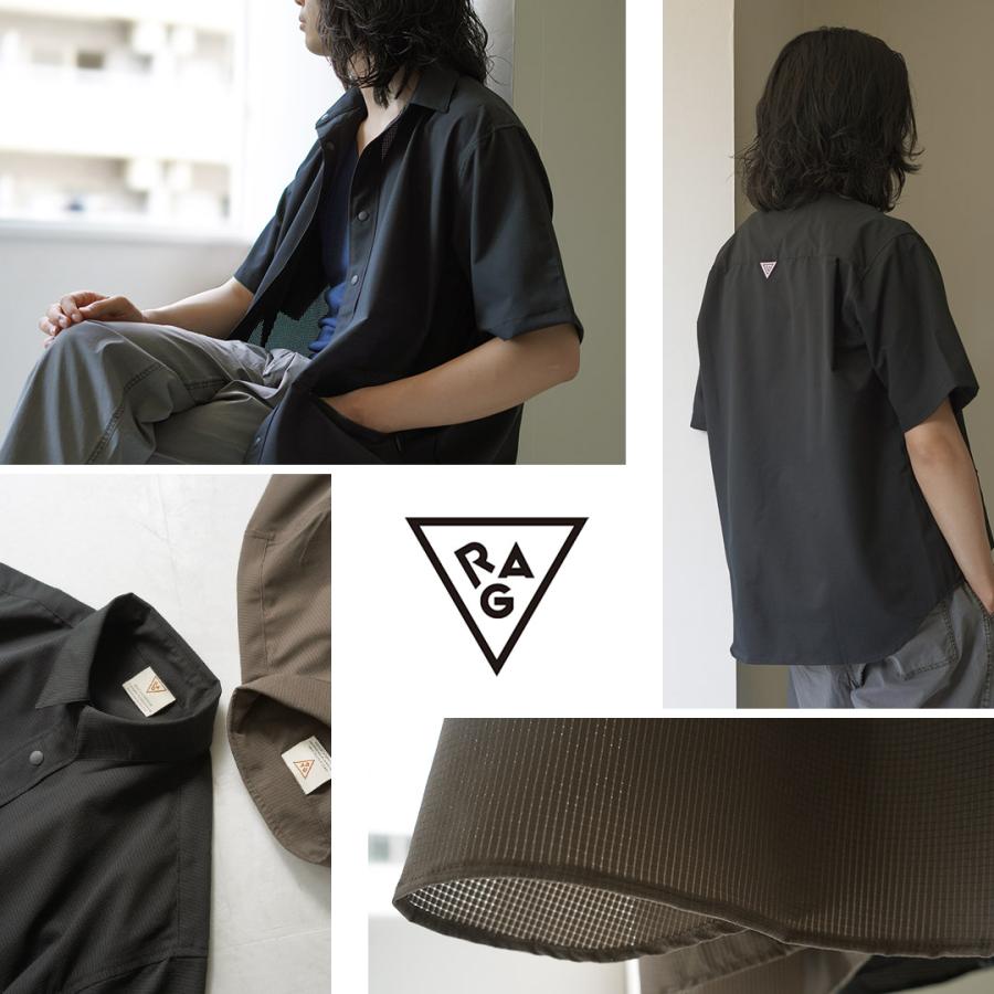 RAG（ラグ） アスレチック ショートスリーブシャツ / メンズ トップス 半袖 軽量 透湿 撥水 日本製 アウトドア | RAG | 07