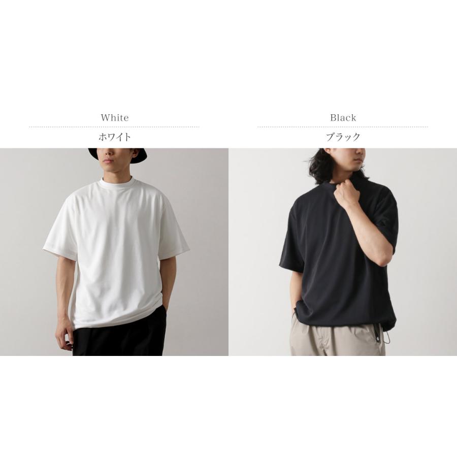 RAG（ラグ） クーリング サンシェイドTシャツ / メンズ 半袖 吸水速乾 UVカット 遮熱 裾絞り 日本製 Cooling Sun Shade Tee | RAG | 03