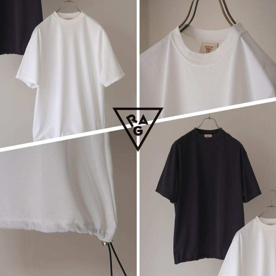 RAG（ラグ） クーリング サンシェイドTシャツ / メンズ 半袖 吸水速乾 UVカット 遮熱 裾絞り 日本製 Cooling Sun Shade Tee | RAG | 05