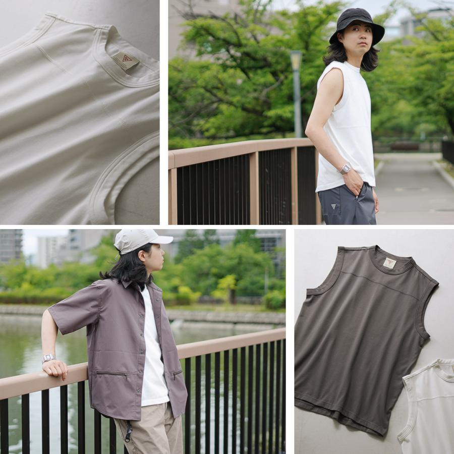 RAG（ラグ） クイックドライ スリーブレスTシャツ / メンズ トップス ノースリーブ 接触冷感 吸水速乾 UVカット | RAG | 05