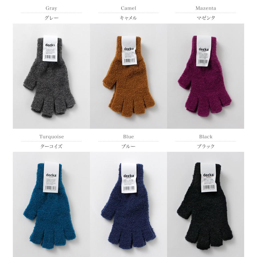 DECKA QUALITY SOCKS（デカ） フィンガーレスグローブ アルパカ / ユニセックス 手袋 SHOWATABE | decka Quality socks | 07