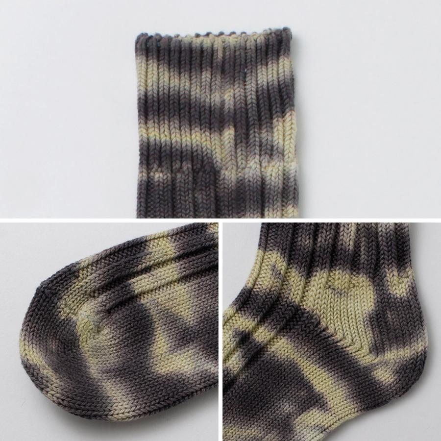 DECKA QUALITY SOCKS（デカ） ヘビーウエイト タイダイソックス / メンズ 靴下 厚手 クルーソックス 日本製 SHOWATABE | decka Quality socks | 10
