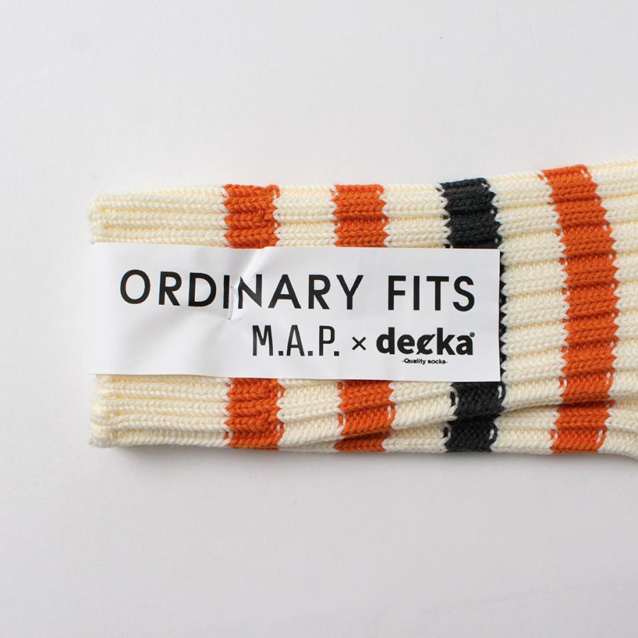 DECKA QUALITY SOCKS（デカ）M.A.P ヘビーウエイト ラインソックス / ユニセックス 靴下 ボーダー 日本製 SHOWATABE | decka Quality socks | 06