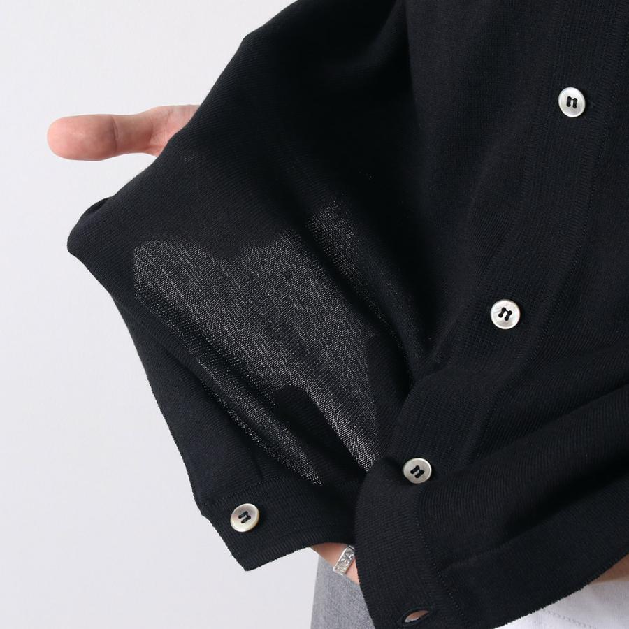 MOONCASTLE（ムーンキャッスル） アイスコットン オープンカラー ニットシャツ 半袖 / サマーニット メンズ 日本製 接触冷感 | MOONCASTLE | 10