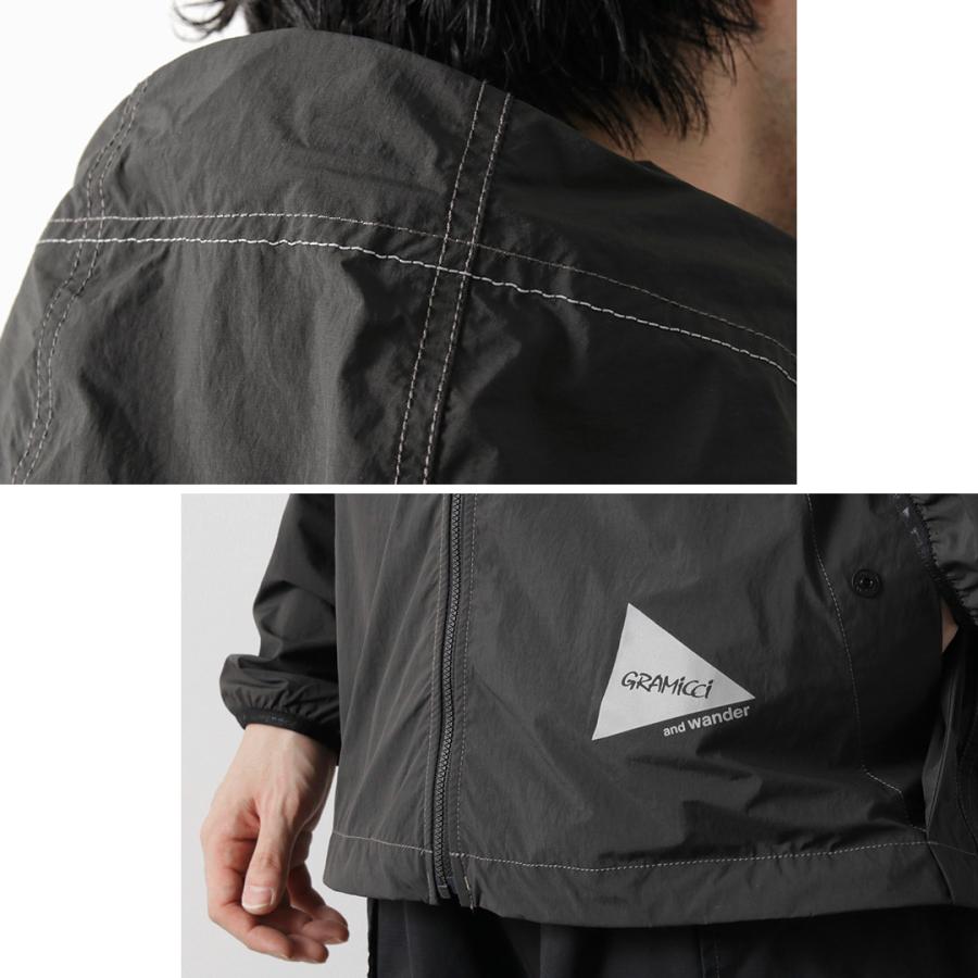 AND WANDER（アンドワンダー） グラミチ コラボ ブラッシュ ナイロンジャケット / メンズ ブルゾン | and wander | 14