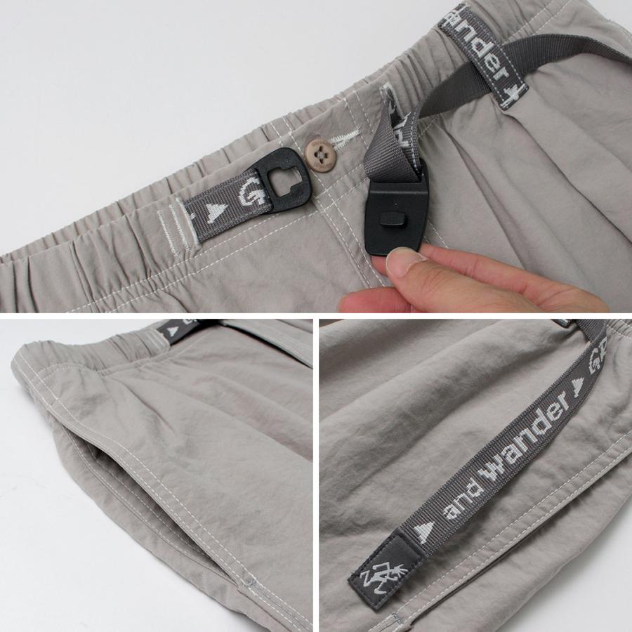 AND WANDER（アンドワンダー） グラミチ ナイロン クライミング パンツ / メンズ ボトムス イージーパンツ ウエストゴム 総ゴム | and wander | 15