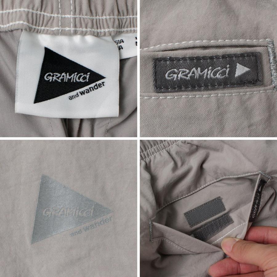 AND WANDER（アンドワンダー） グラミチ ナイロン クライミング パンツ / メンズ ボトムス イージーパンツ ウエストゴム 総ゴム | and wander | 16