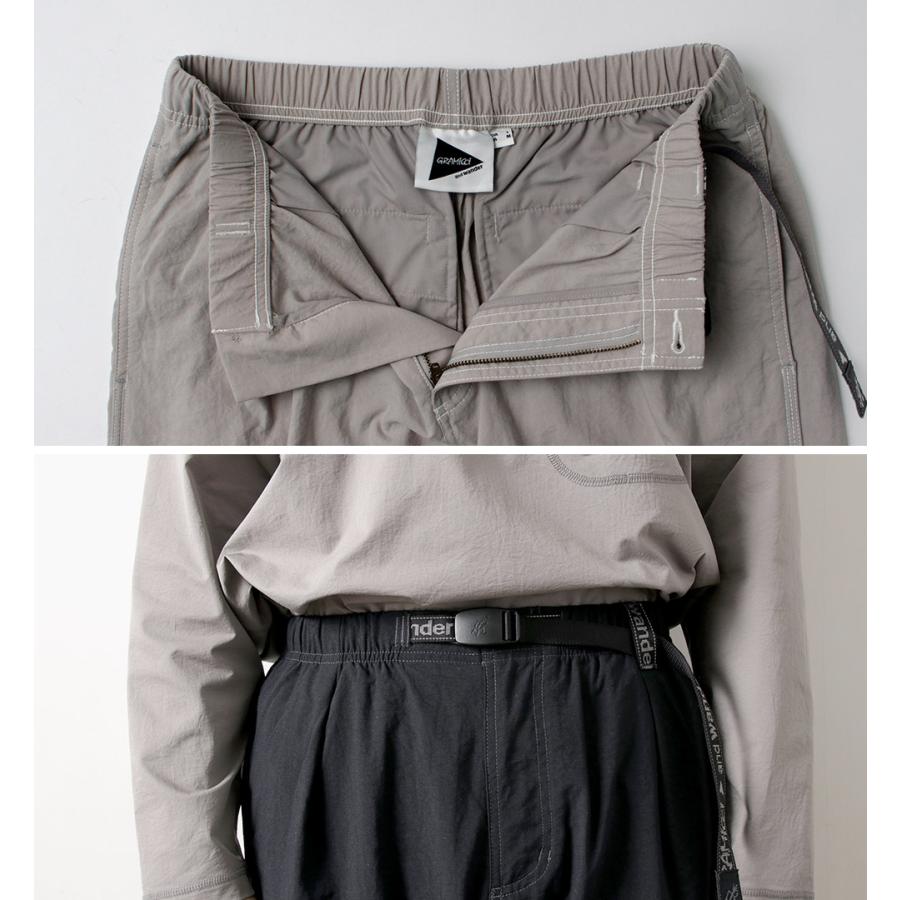 AND WANDER（アンドワンダー） グラミチ ナイロン クライミング パンツ / メンズ ボトムス イージーパンツ ウエストゴム 総ゴム | and wander | 09