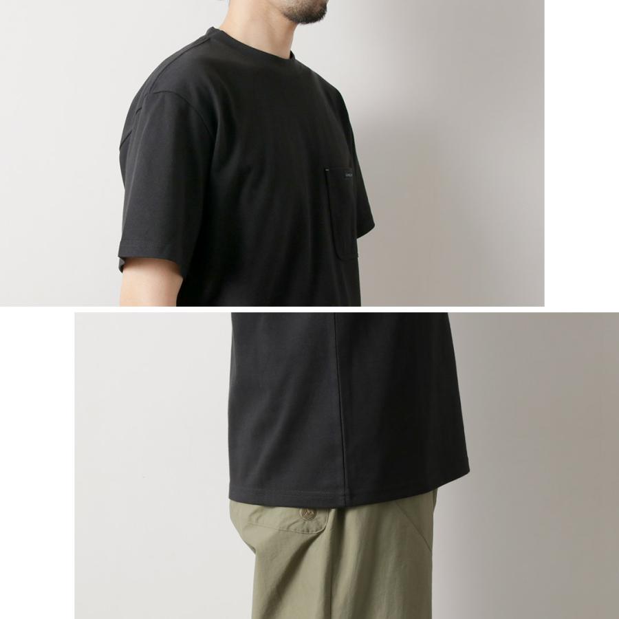 AND WANDER（アンドワンダー） グラミチ バックプリント TEE / Tシャツ COOL MAX 半袖 クルーネック 吸水速乾 ストレッチ アウトドア | and wander | 13