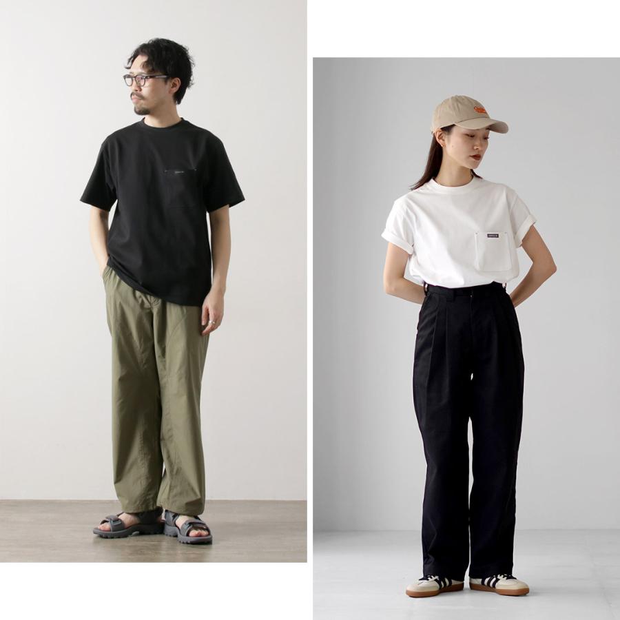 AND WANDER（アンドワンダー） グラミチ バックプリント TEE / Tシャツ COOL MAX 半袖 クルーネック 吸水速乾 ストレッチ アウトドア | and wander | 16