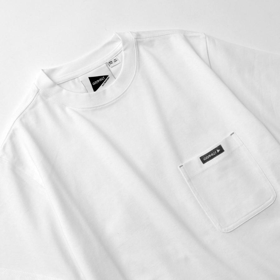 AND WANDER（アンドワンダー） グラミチ バックプリント TEE / Tシャツ COOL MAX 半袖 クルーネック 吸水速乾 ストレッチ アウトドア | and wander | 08