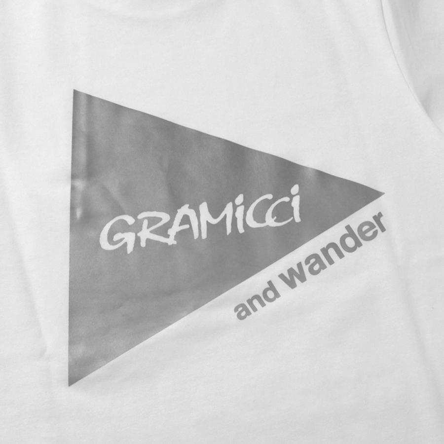 AND WANDER（アンドワンダー） グラミチ バックプリント TEE / Tシャツ COOL MAX 半袖 クルーネック 吸水速乾 ストレッチ アウトドア | and wander | 10