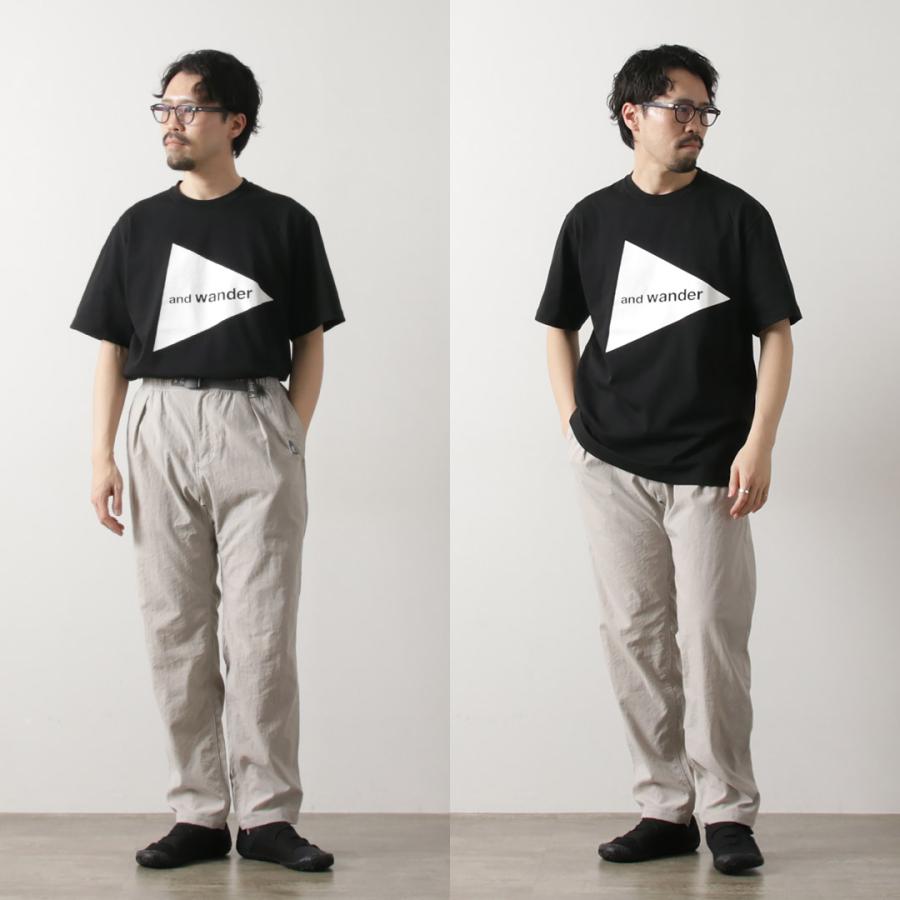 and wander テック ショートスリーブ シャツ オフホワイト 3 Amazon.co.jp: and wander アンドワンダー テックショート