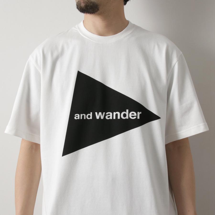 AND WANDER（アンドワンダー） ビッグ ロゴショートスリーブ TEE M Tシャツ / 半袖 | and wander | 10