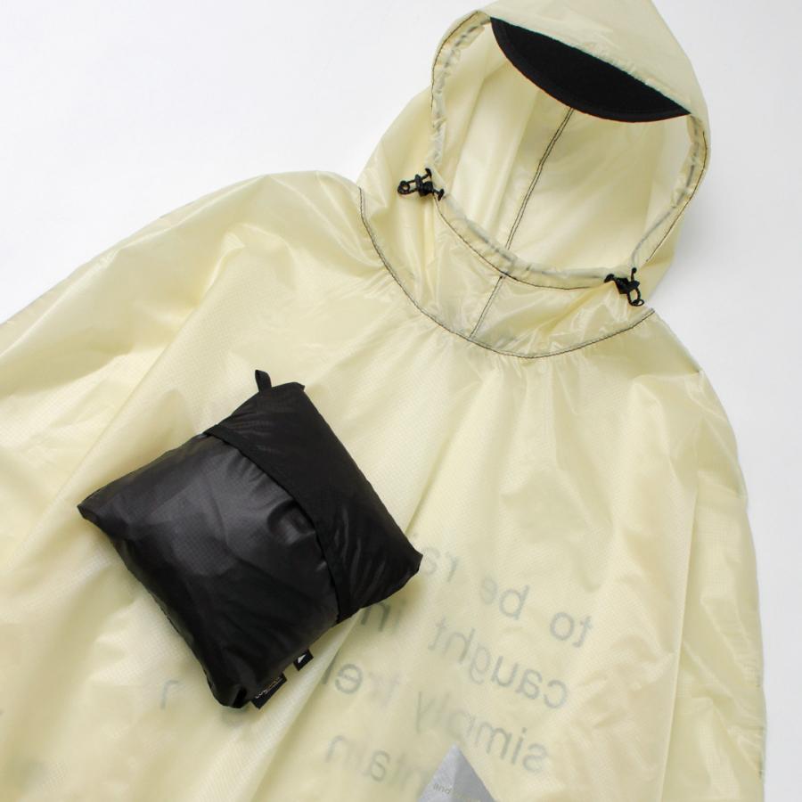 AND WANDER（アンドワンダー） シル ポンチョ / レインコート レインウェア 自転車 雨合羽 アウトドア フェス レジャー | and wander | 12