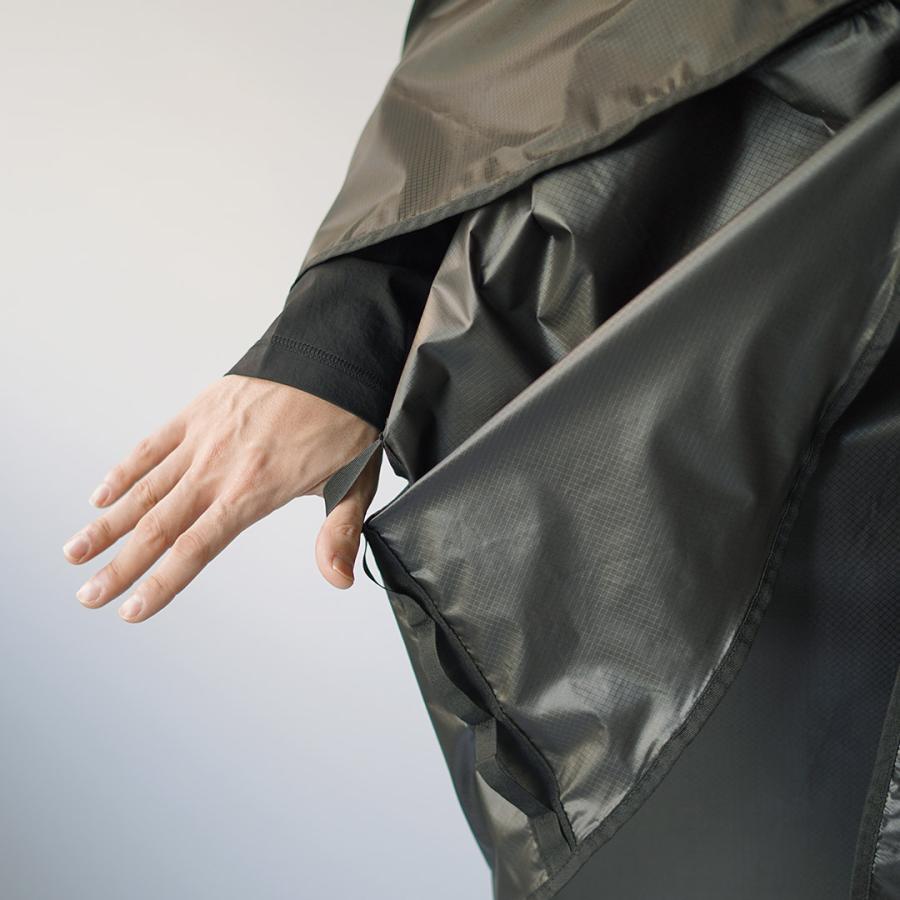 AND WANDER（アンドワンダー） シル ポンチョ / レインコート レインウェア 自転車 雨合羽 アウトドア フェス レジャー | and wander | 10