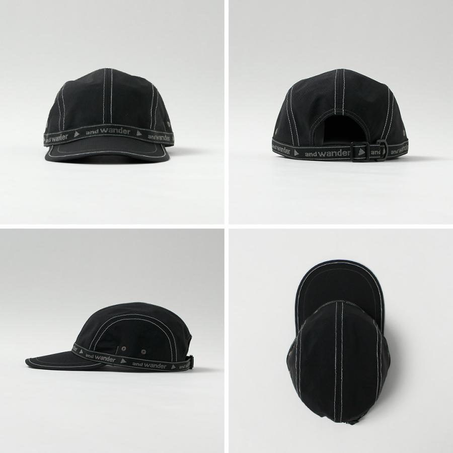 AND WANDER（アンドワンダー） ジャガード テープ キャップ 帽子 / メンズ 撥水 COOLMAX | and wander | 11
