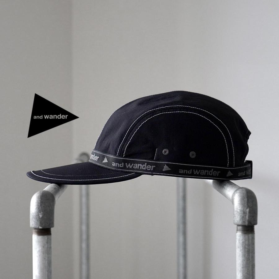 AND WANDER（アンドワンダー） ジャガード テープ キャップ 帽子 / メンズ 撥水 COOLMAX | and wander | 04