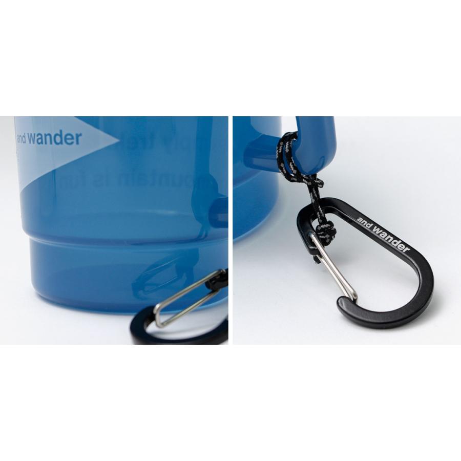AND WANDER（アンドワンダー） ロゴ PPマグカップ / コップ プラスチック 軽量 アウトドア レジャー キャンプ カラビナ BPAフリー | and wander | 22