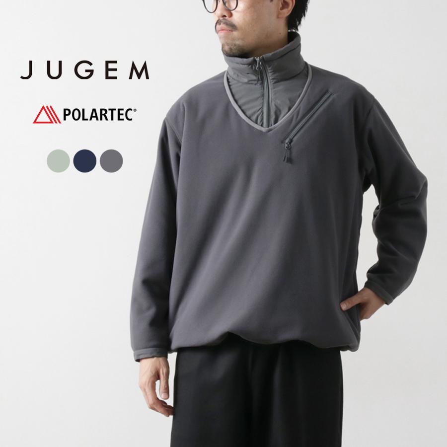 JUGEM（ジュゲム） ナイロンフリースコンビ アノラック / メンズ POLARTEC 保温 軽量 アウトドア NYLON FLEECE COMBI ANORAK | JUGEM