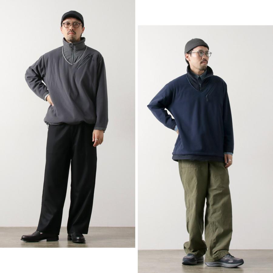 JUGEM（ジュゲム） ナイロンフリースコンビ アノラック / メンズ POLARTEC 保温 軽量 アウトドア NYLON FLEECE COMBI ANORAK | JUGEM | 14