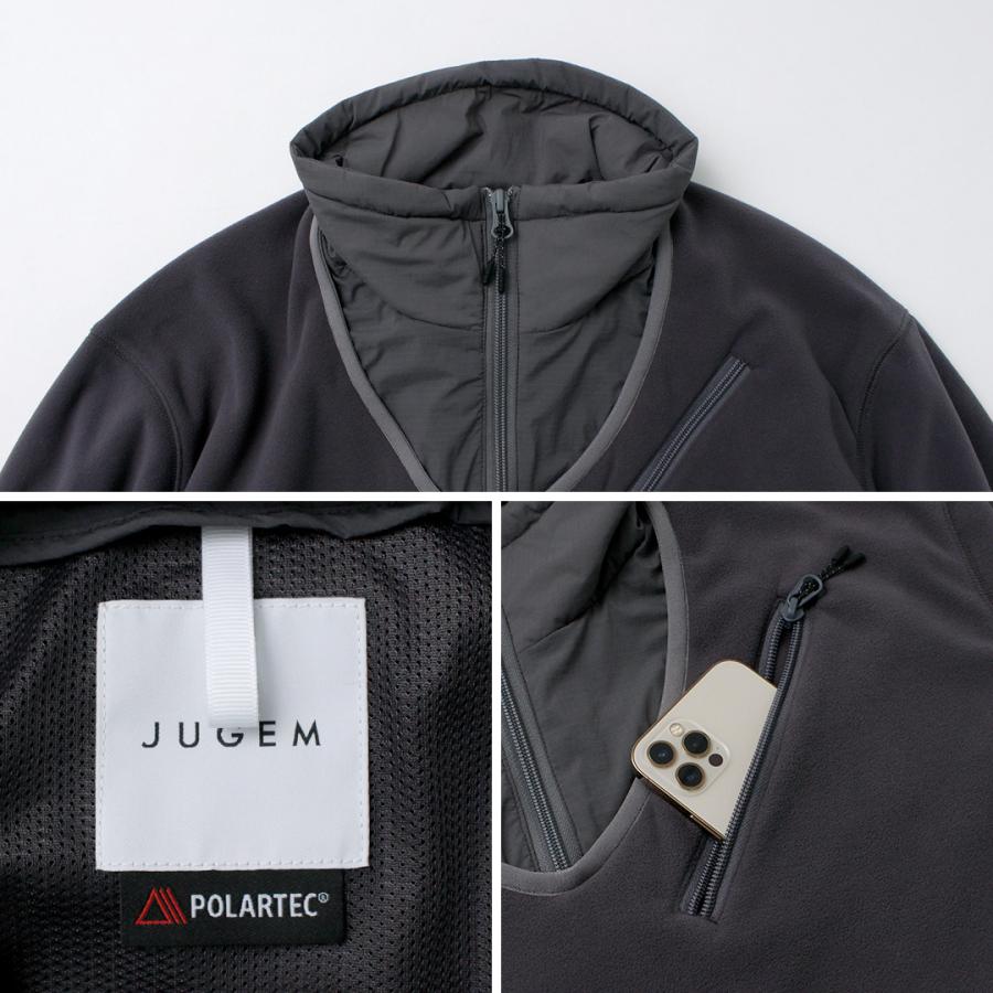 JUGEM（ジュゲム） ナイロンフリースコンビ アノラック / メンズ POLARTEC 保温 軽量 アウトドア NYLON FLEECE COMBI ANORAK | JUGEM | 15