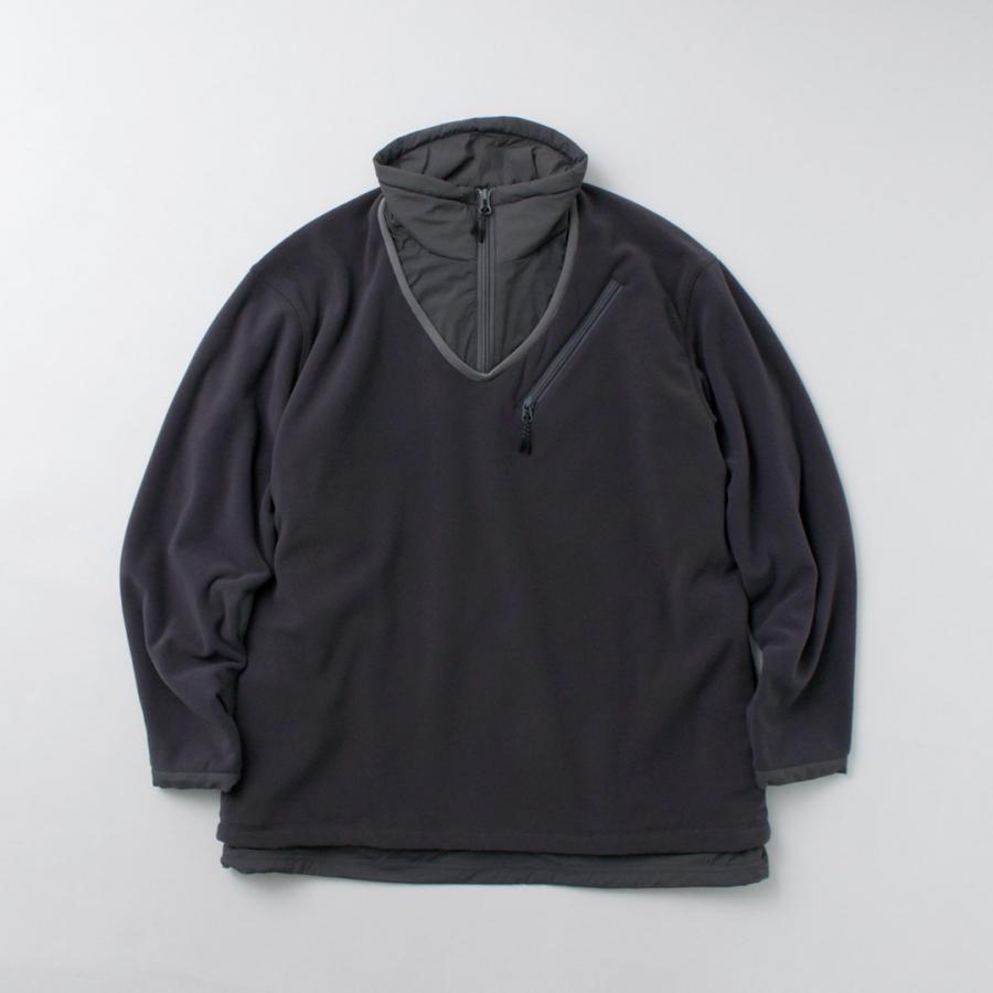 JUGEM（ジュゲム） ナイロンフリースコンビ アノラック / メンズ POLARTEC 保温 軽量 アウトドア NYLON FLEECE COMBI ANORAK | JUGEM | 05