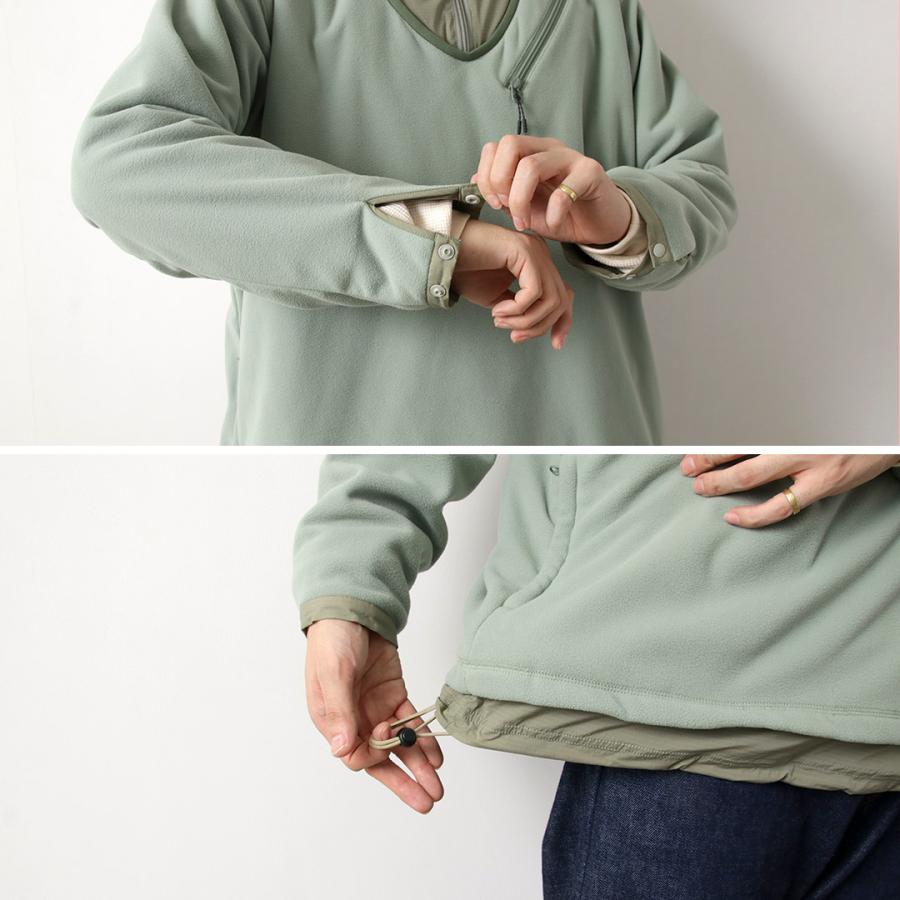 JUGEM（ジュゲム） ナイロンフリースコンビ アノラック / メンズ POLARTEC 保温 軽量 アウトドア NYLON FLEECE COMBI ANORAK | JUGEM | 11