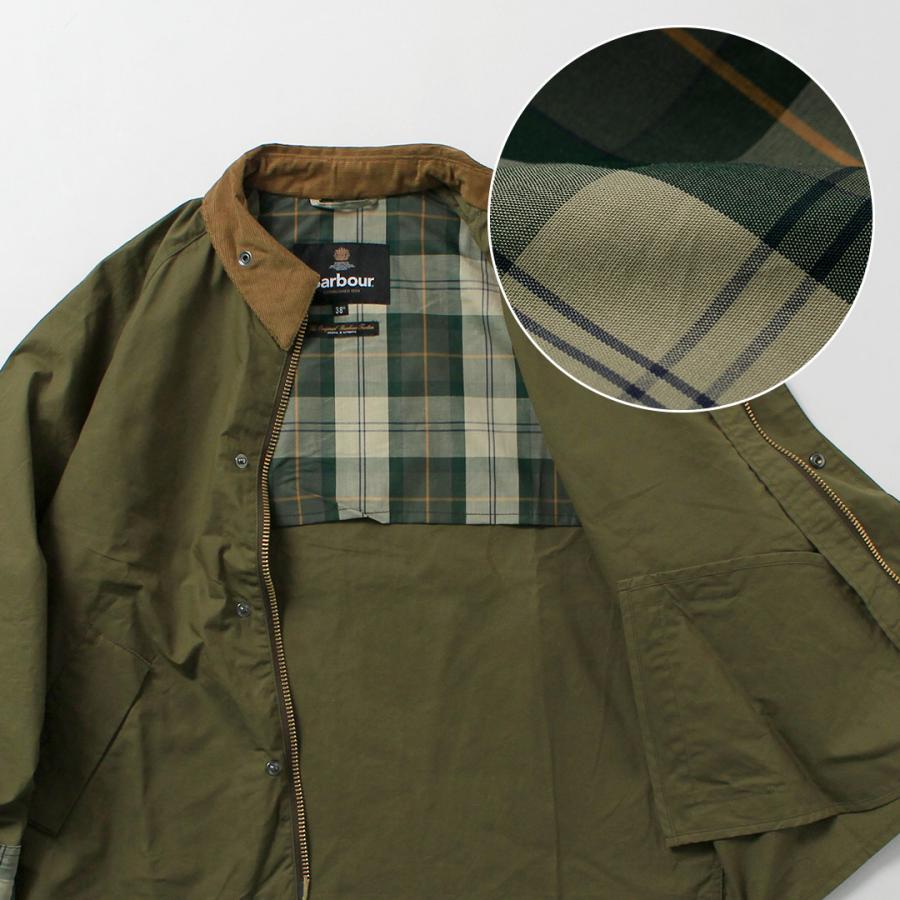 BARBOUR（バブアー） トランスポート パラフィンコットン ジャケット / ライトアウター ブルゾン メンズ ワークジャケット | Barbour | 10