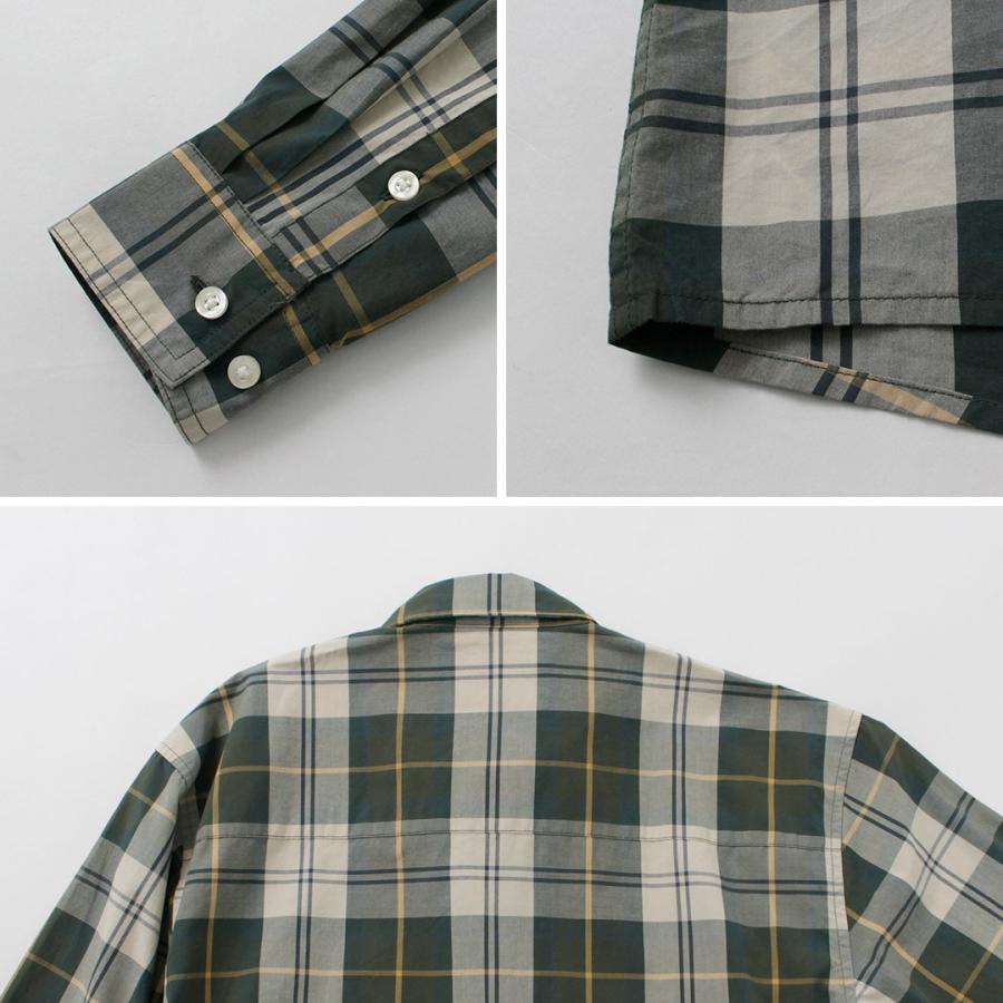 BARBOUR（バブアー） タゴン タータンチェック オーバーサイズ シャツ / メンズ 長袖 ロングスリーブ | Barbour | 15