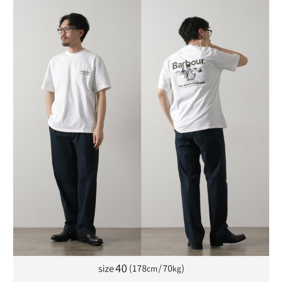 BARBOUR（バブアー） アウトドアグラフィック オーバーサイズ Tシャツ / メンズ 半袖 綿 コットン | Barbour | 05