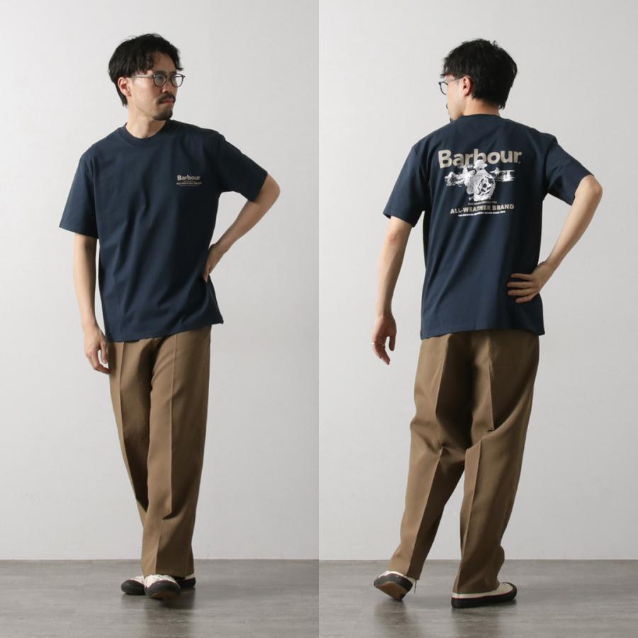 BARBOUR（バブアー） アウトドアグラフィック オーバーサイズ Tシャツ / メンズ 半袖 綿 コットン | Barbour | 06