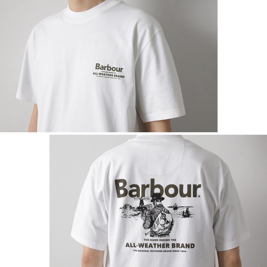 BARBOUR（バブアー） アウトドアグラフィック オーバーサイズ Tシャツ / メンズ 半袖 綿 コットン | Barbour | 09