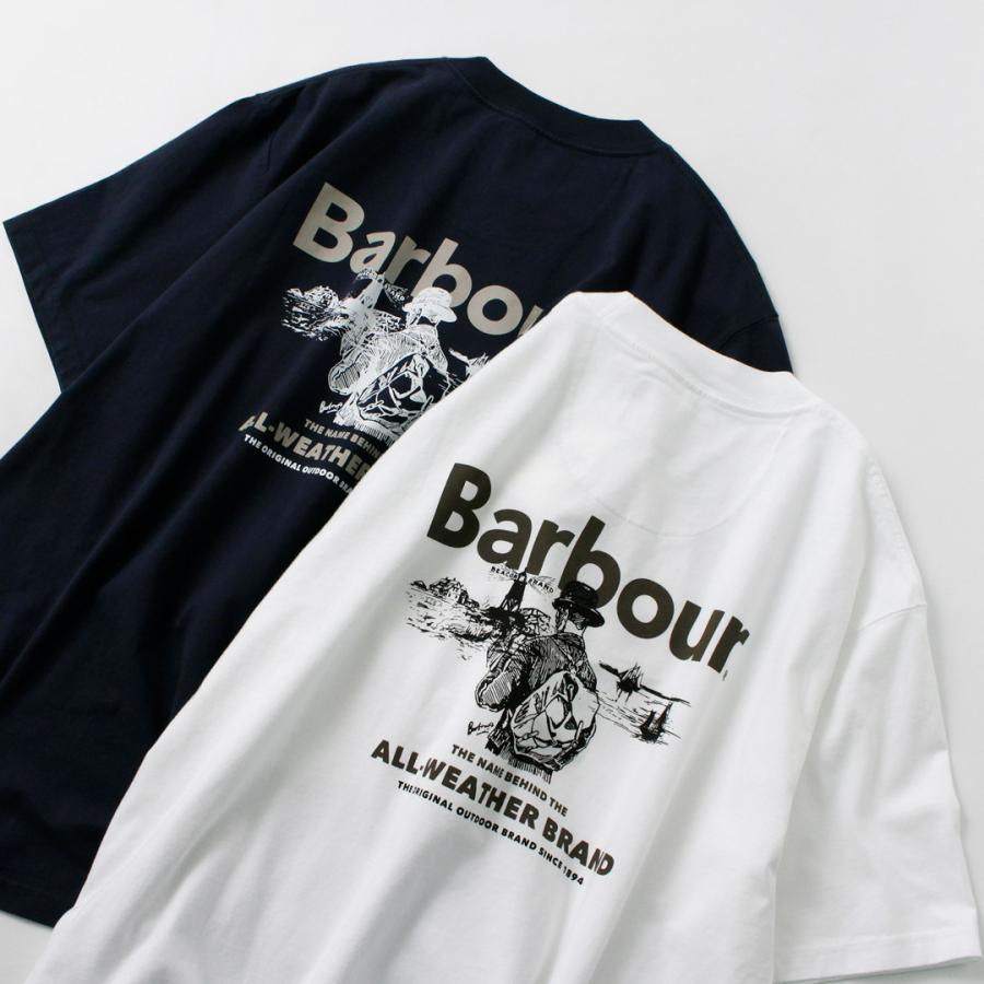 BARBOUR（バブアー） アウトドアグラフィック オーバーサイズ Tシャツ / メンズ 半袖 綿 コットン | Barbour | 10
