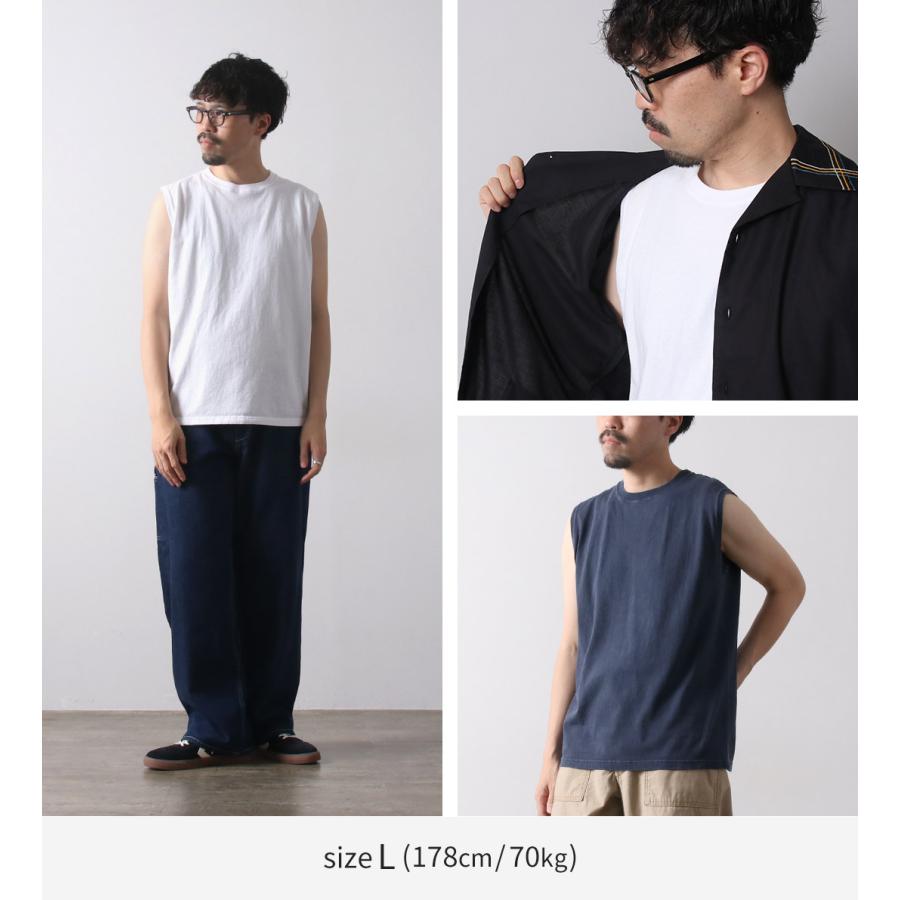 GOOD ON（グッドオン） ノースリーブ Tシャツ / メンズ コットン 無地 ピグメントダイ | GOOD ON | 06