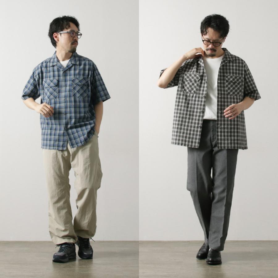 PENDLETON（ペンドルトン） オープンカラー シャツ / メンズ 半袖 コットンリネン 柄 チェック Open collar Shirt | PENDLETON | 07