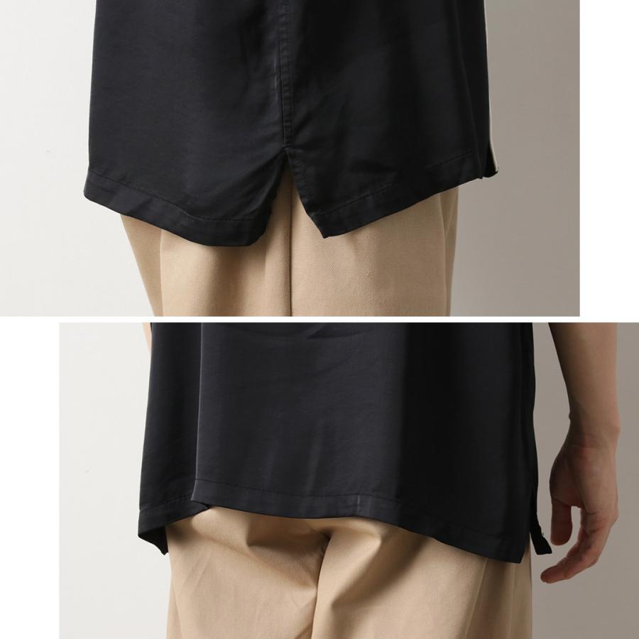 PENDLETON（ペンドルトン） パイピング エンブロイダリー オープンカラーシャツ / 半袖 レーヨン サテン 接触冷感 メンズ レディース | PENDLETON | 15