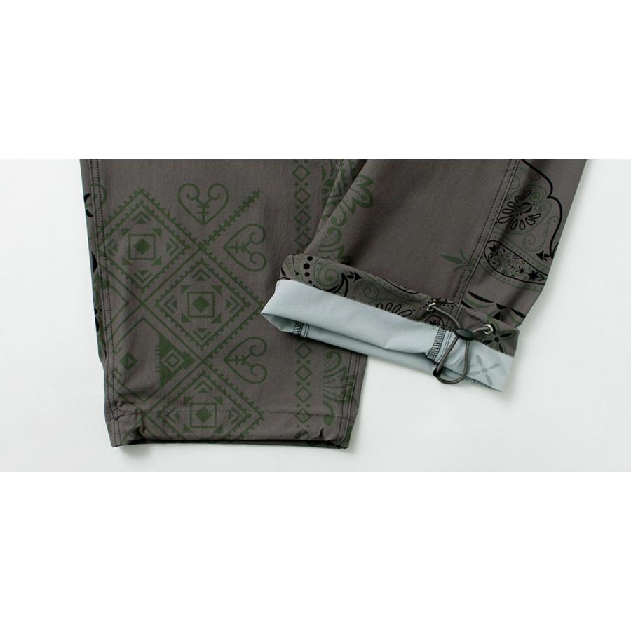 WILDTHINGS（ワイルドシングス） プリント ラックスパンツ / メンズ 総柄 プリント ウエストゴム 総ゴム | WILD THINGS | 19