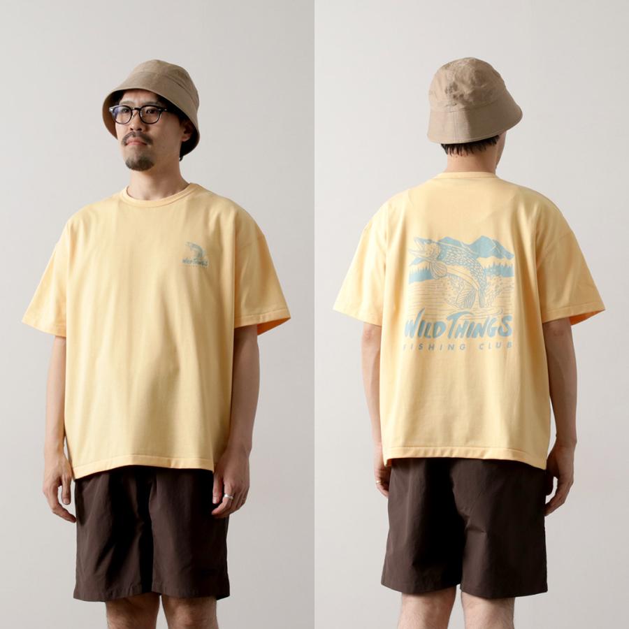 WILDTHINGS（ワイルドシングス） パイク フィッシング Tシャツ / バックプリント メンズ 半袖 綿 クルーネック | WILD THINGS | 14