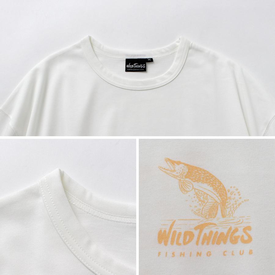 WILDTHINGS（ワイルドシングス） パイク フィッシング Tシャツ / バックプリント メンズ 半袖 綿 クルーネック | WILD THINGS | 16