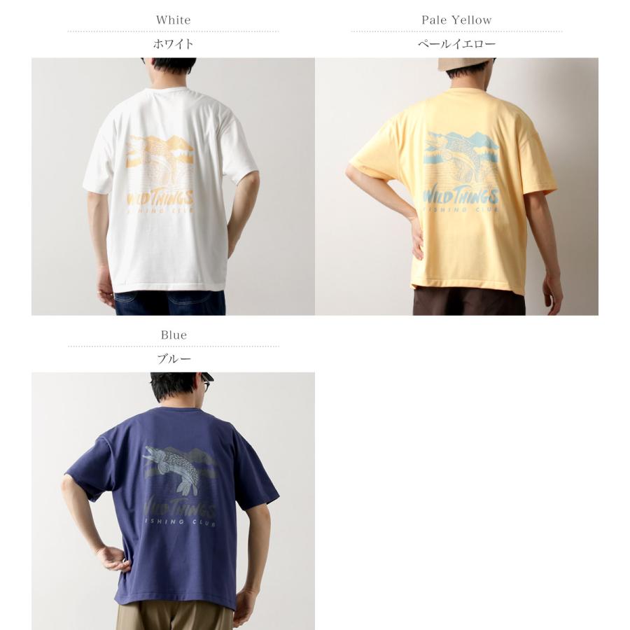 WILDTHINGS（ワイルドシングス） パイク フィッシング Tシャツ / バックプリント メンズ 半袖 綿 クルーネック | WILD THINGS | 04