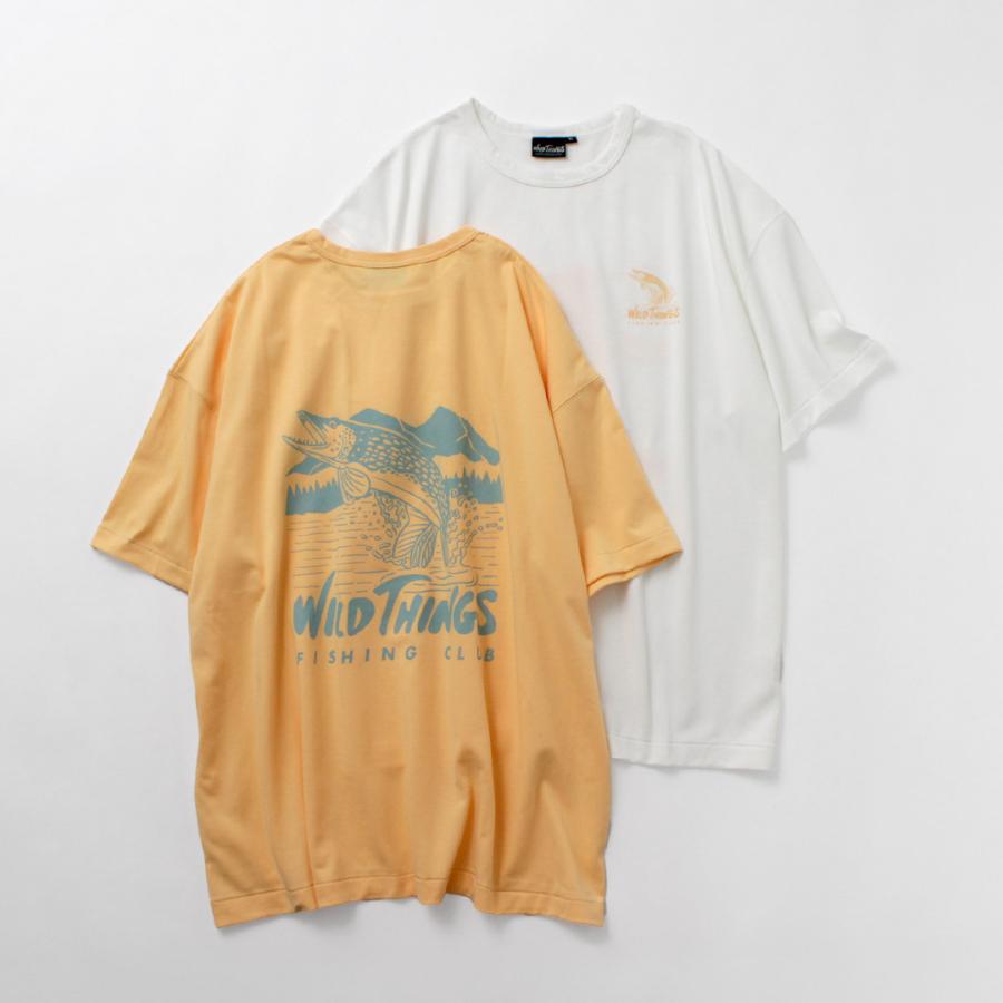WILDTHINGS（ワイルドシングス） パイク フィッシング Tシャツ / バックプリント メンズ 半袖 綿 クルーネック | WILD THINGS | 10